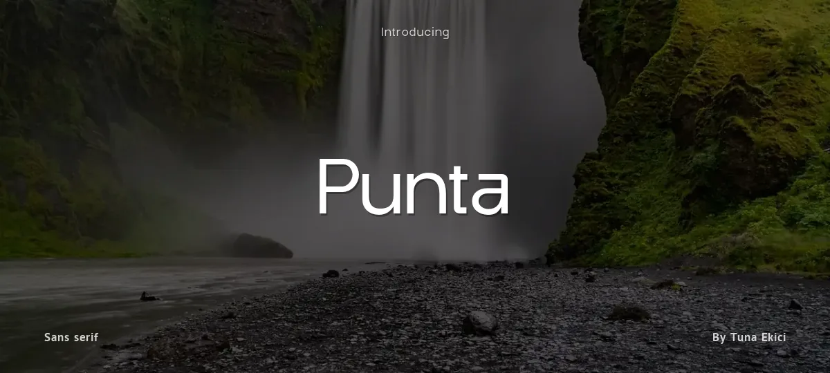 Punta font preview