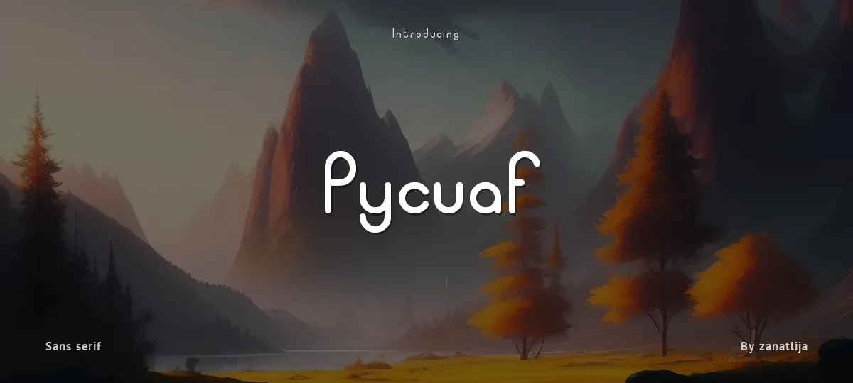Pycuaf font preview