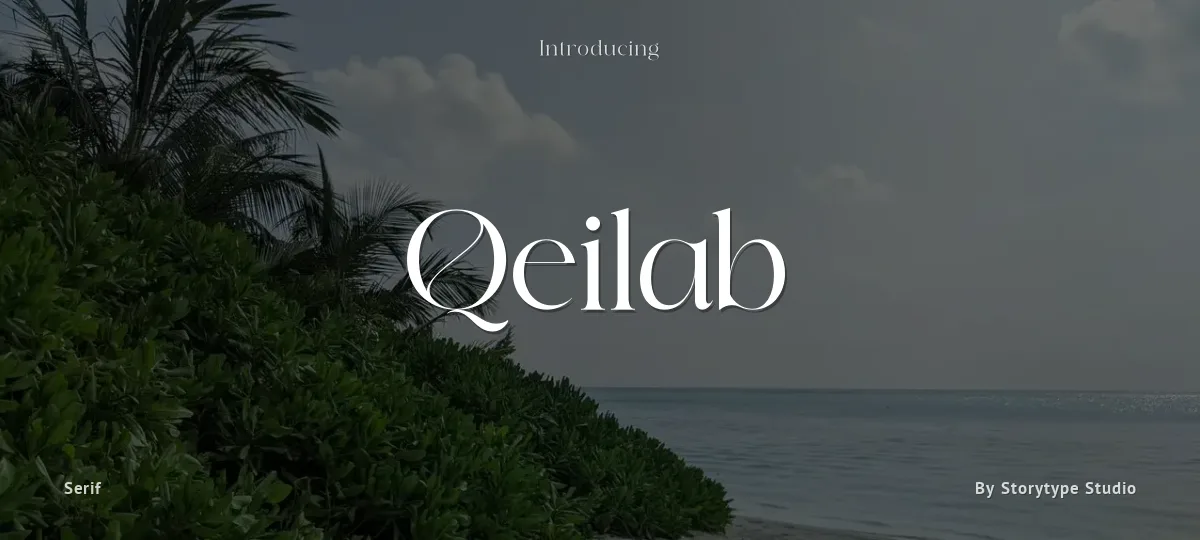 Qeilab font preview
