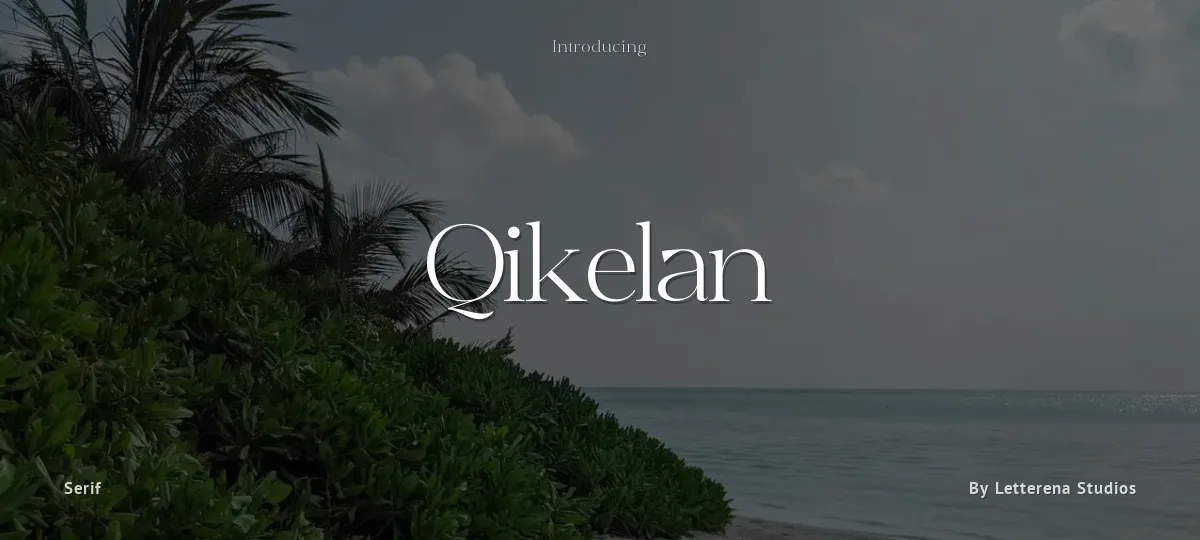 Qikelan font preview