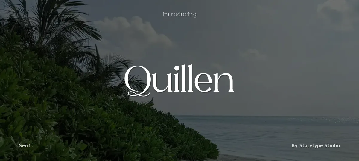 Quillen font preview