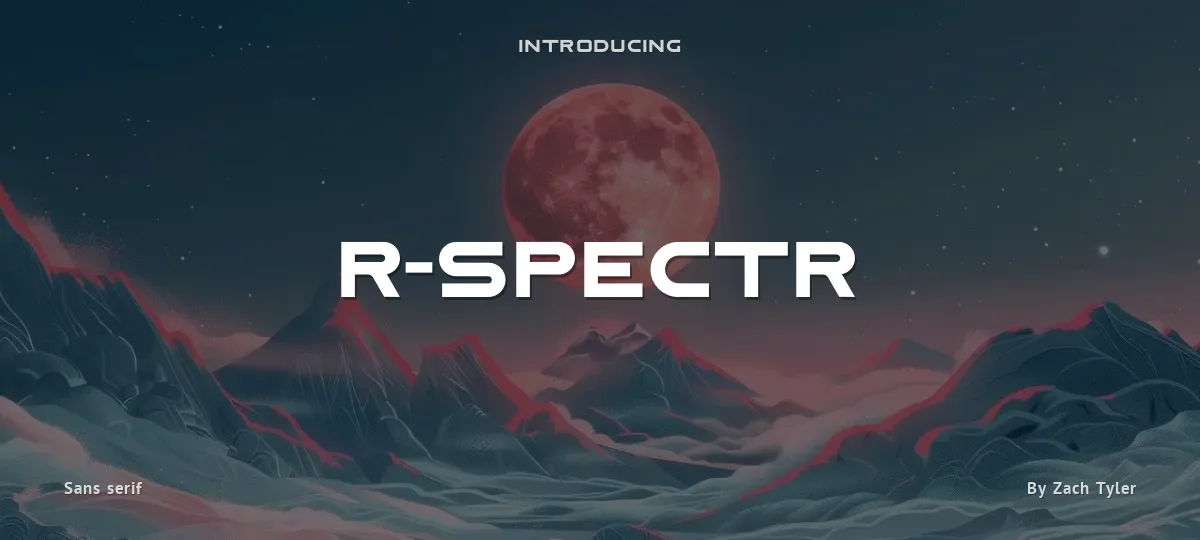 R-Spectr font preview