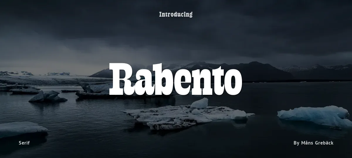 Rabento font preview