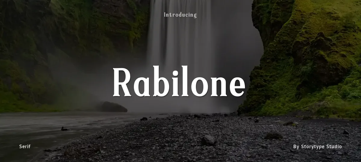 Rabilone font preview