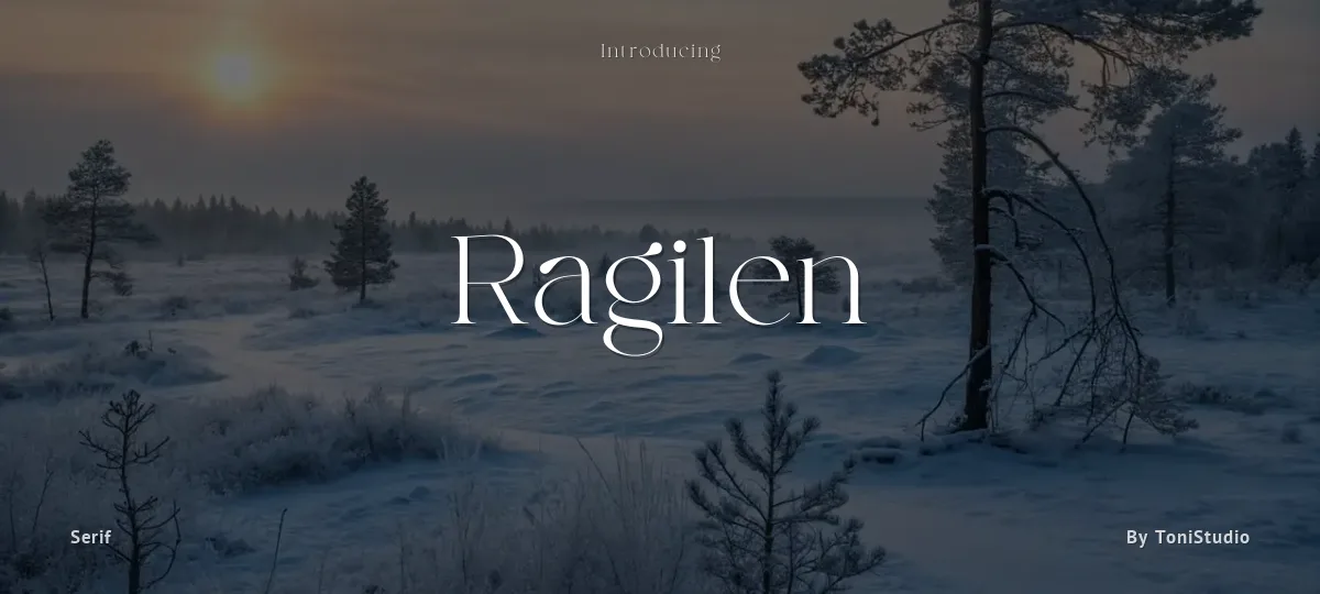 Ragilen font preview