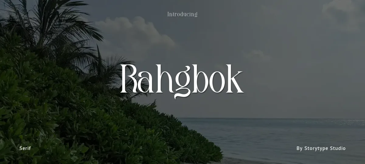 Rahgbok font preview