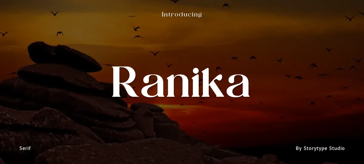 Ranika font preview