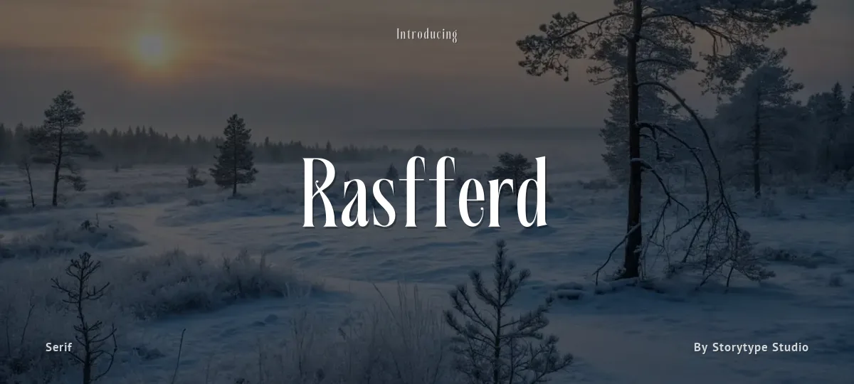 Rasfferd font preview