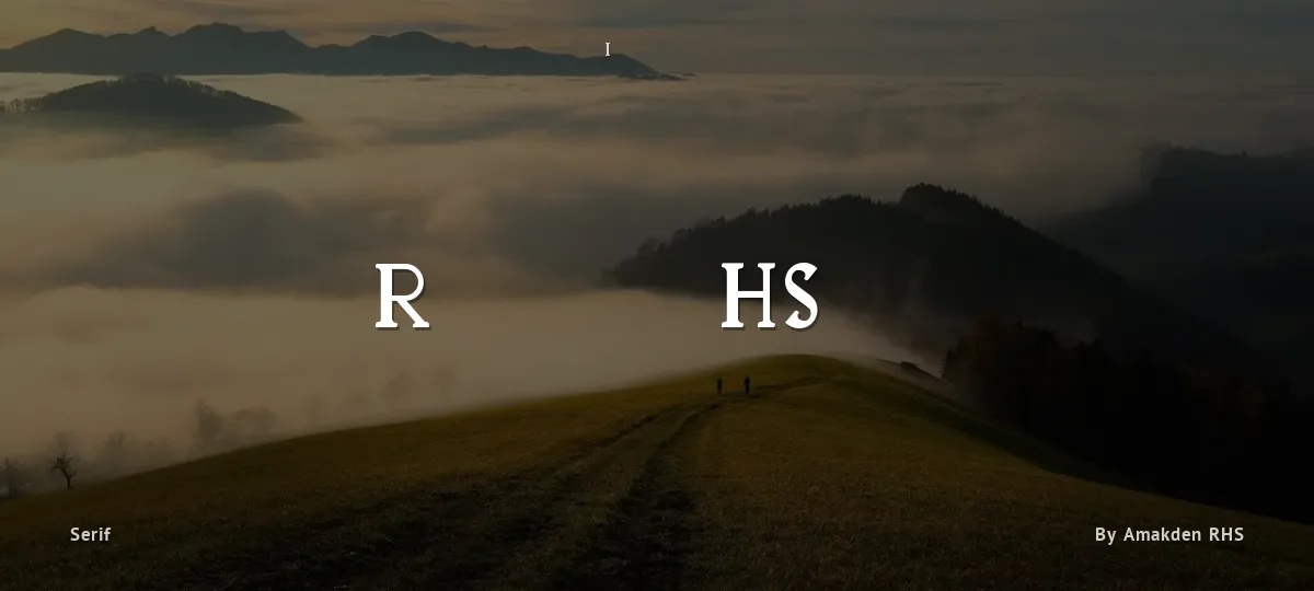 Rasmina HS 60 font preview