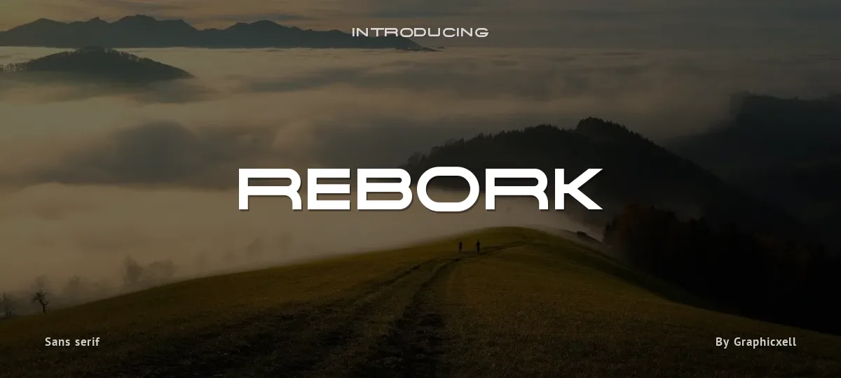 Rebork font preview