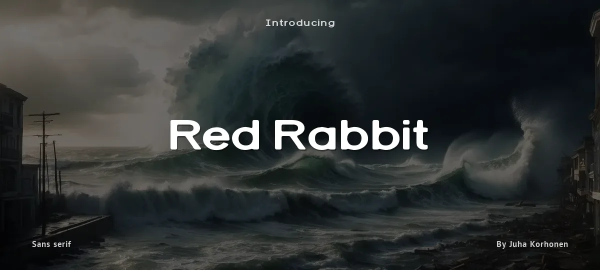 Red Rabbit font preview