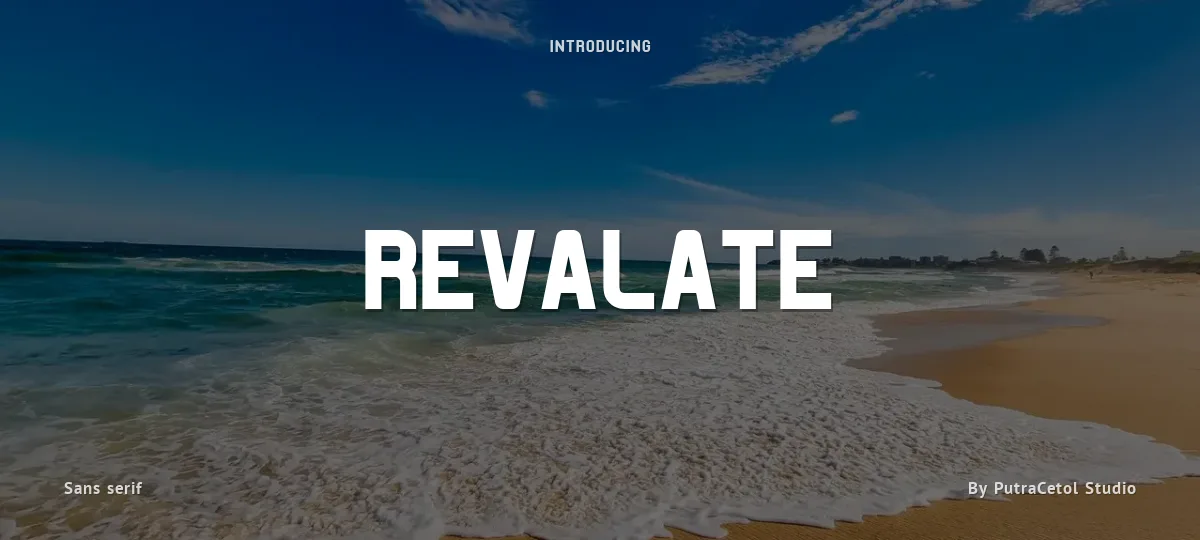 Revalate font preview