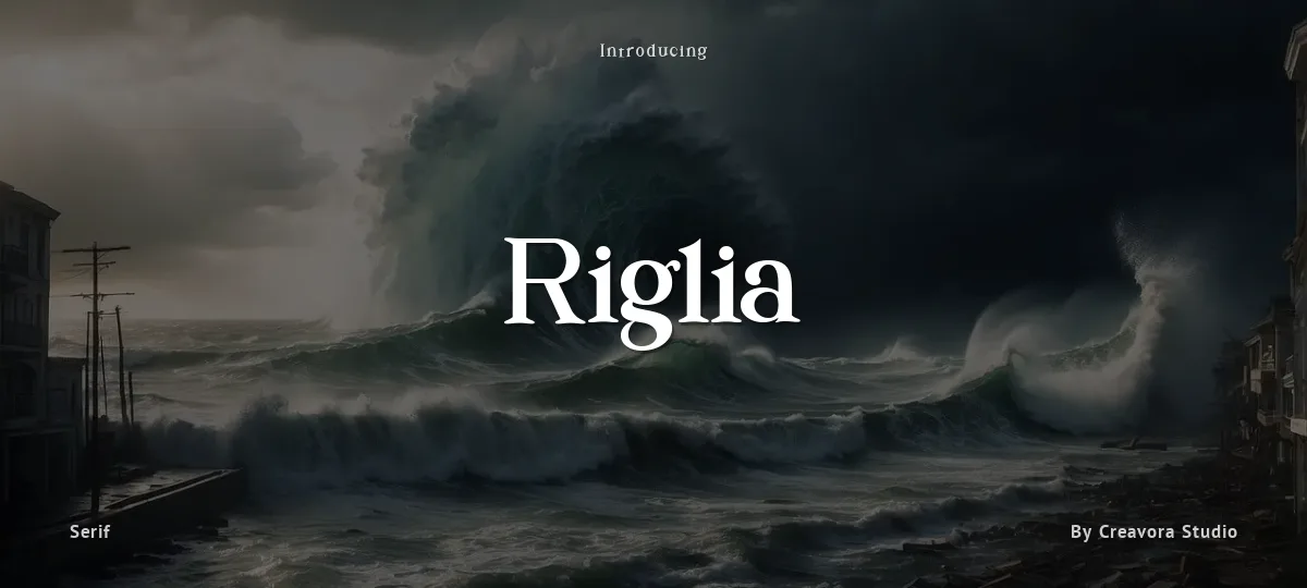 Riglia font preview