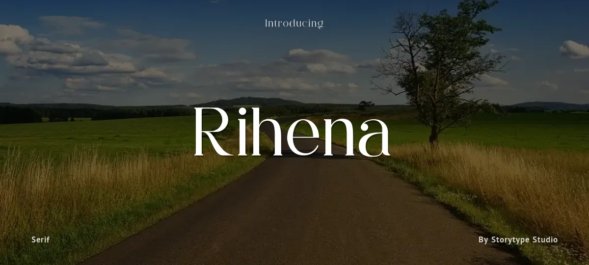 Rihena font preview