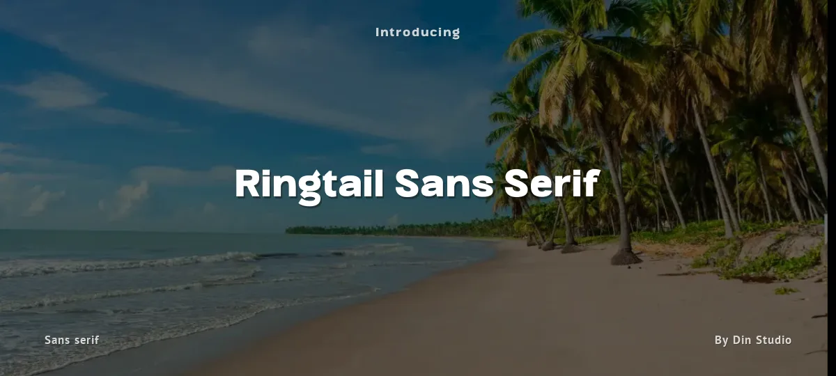 Ringtail Sans Serif font preview