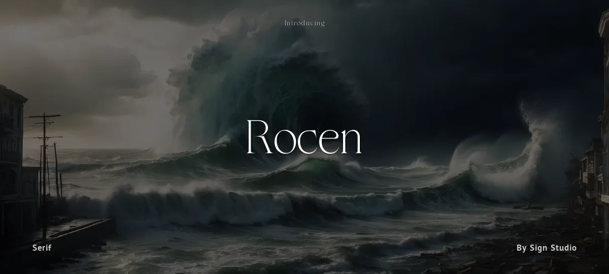 Rocen font preview