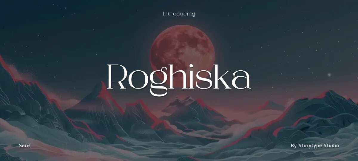 Roghiska font preview
