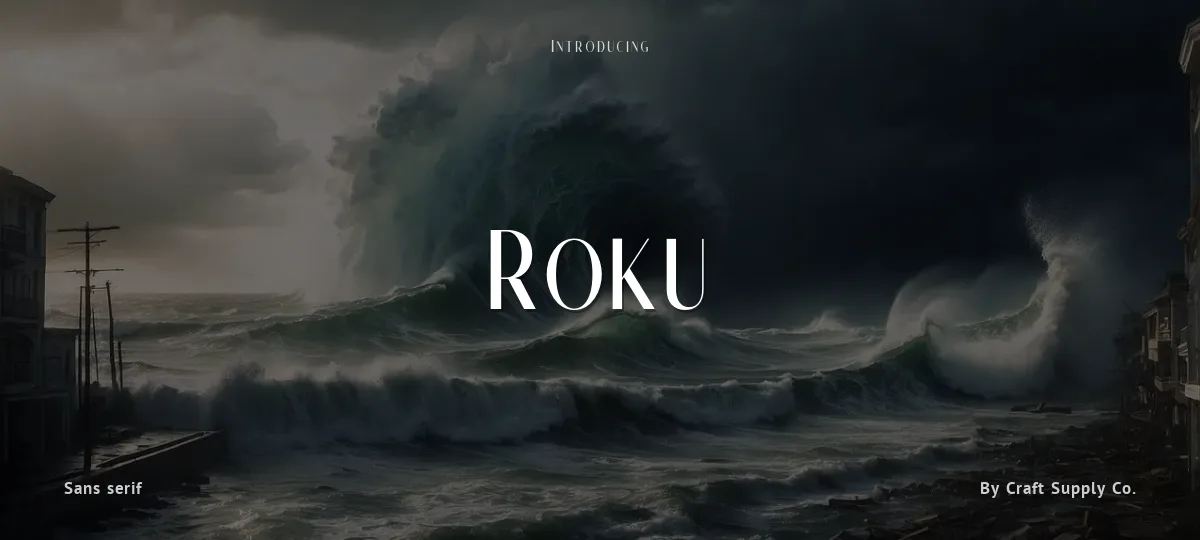 Roku font preview