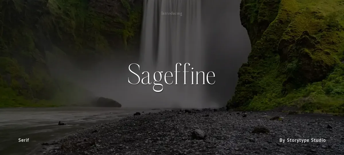 Sageffine font preview