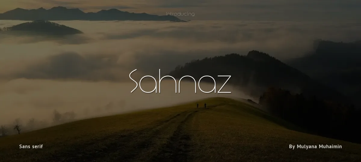 Sahnaz font preview