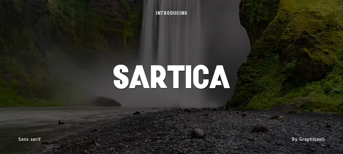 Sartica font preview