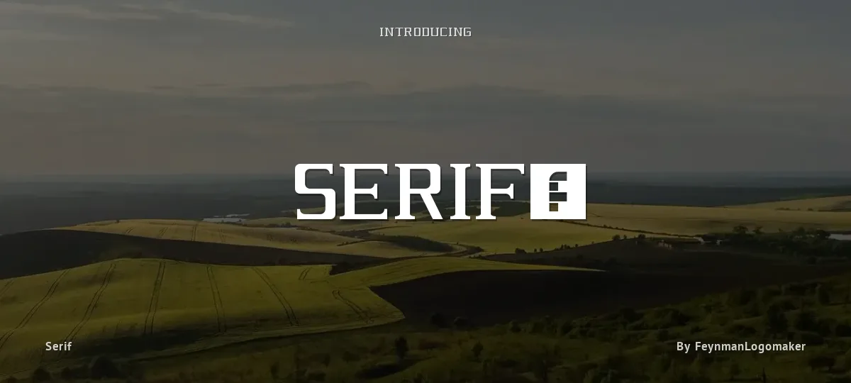 Serif? font preview