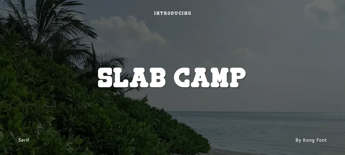 Slab Camp font preview