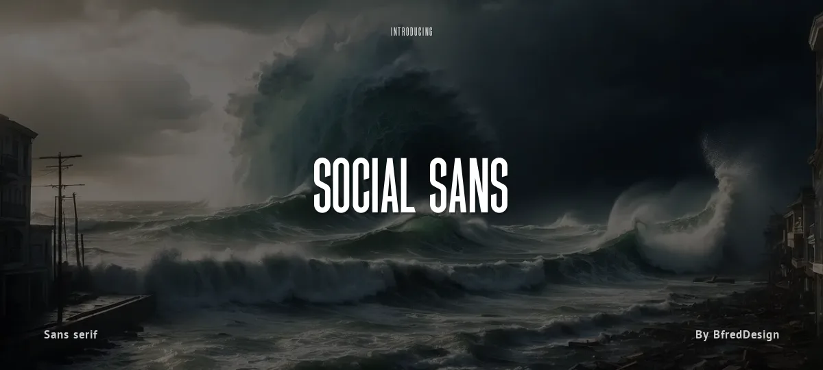 Social Sans font preview