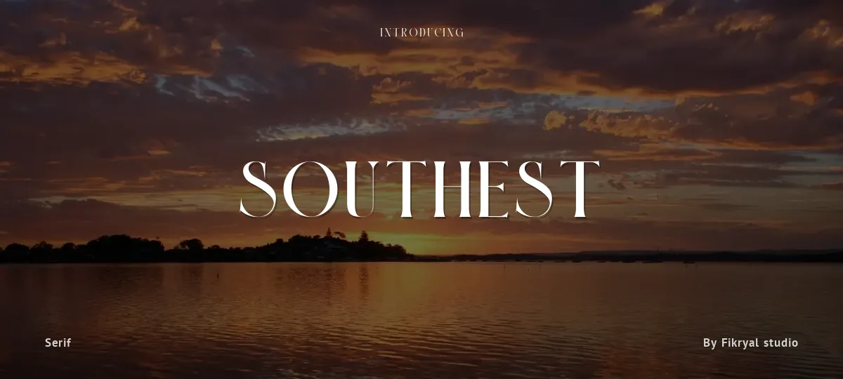 Southest font preview