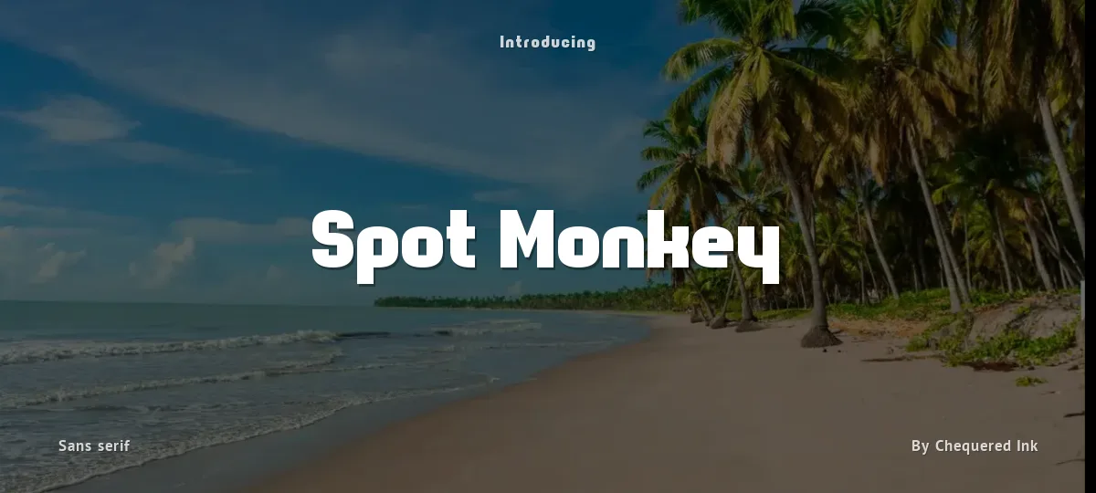 Spot Monkey font preview