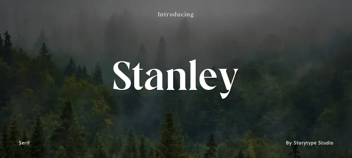 Stanley font preview