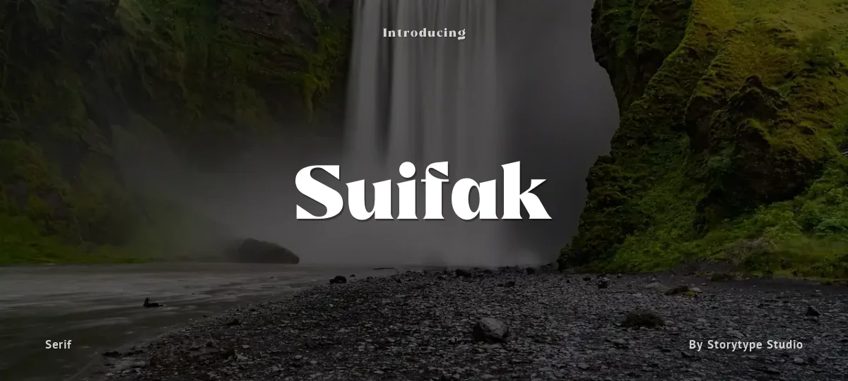 Suifak font preview