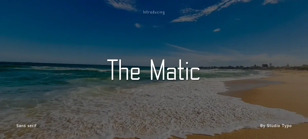 The Matic font preview