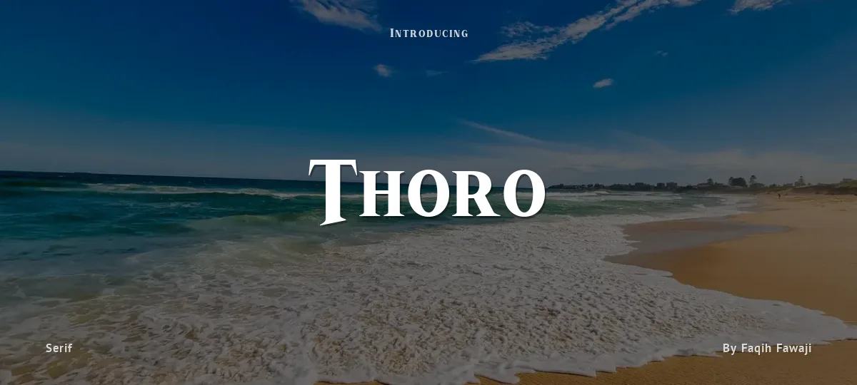 Thoro font preview