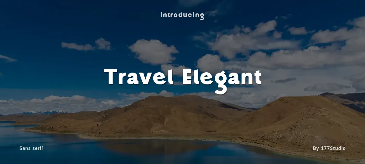 Travel Elegant font preview