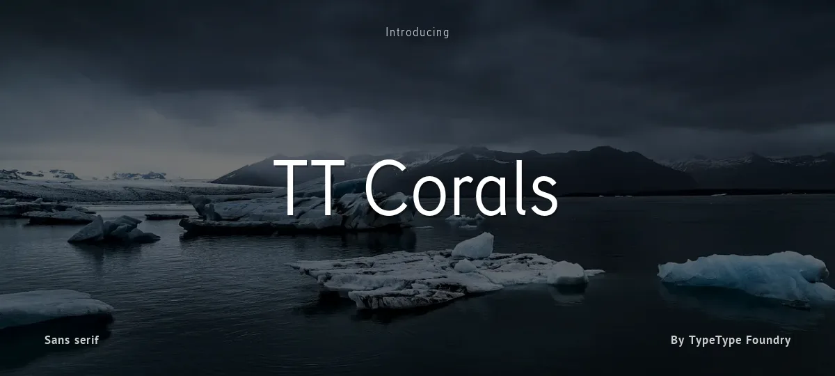 TT Corals font preview