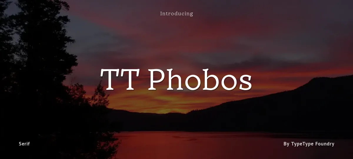 TT Phobos font preview