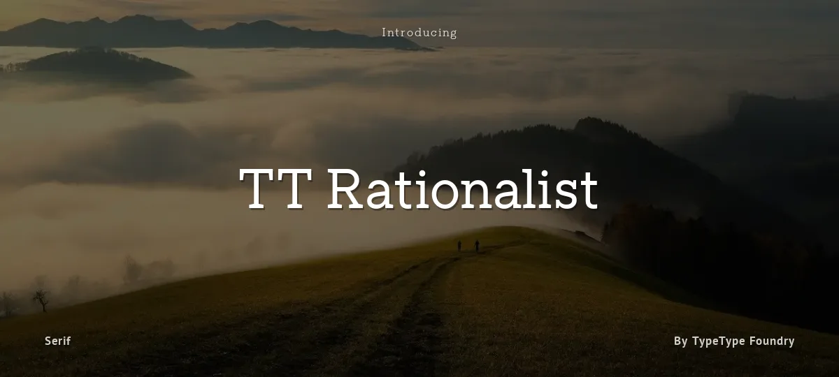 TT Rationalist font preview