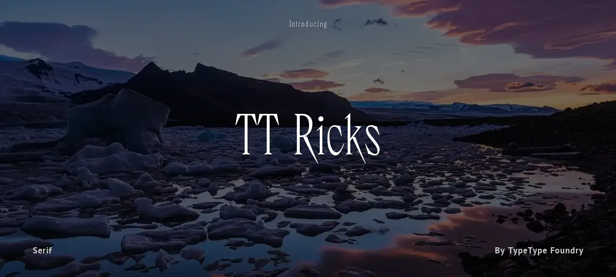 TT Ricks font preview