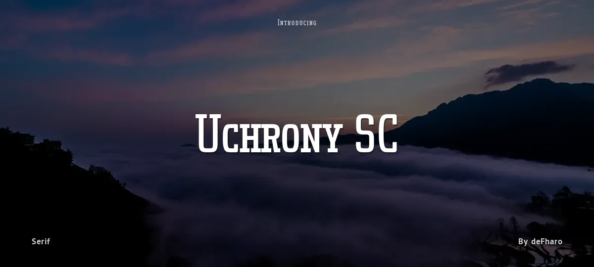 Uchrony SC font preview