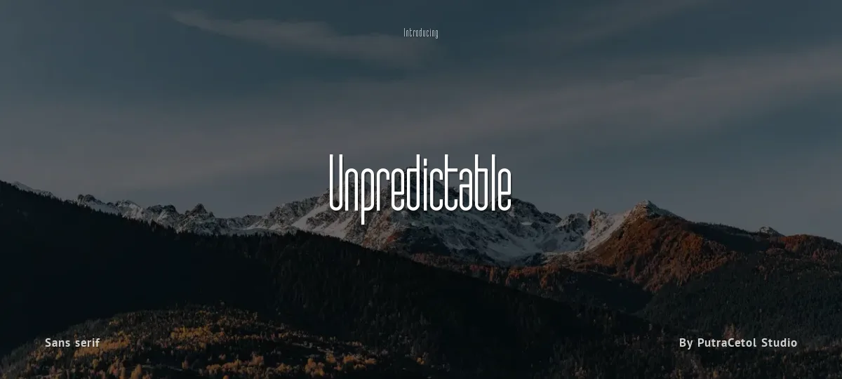 Unpredictable font preview
