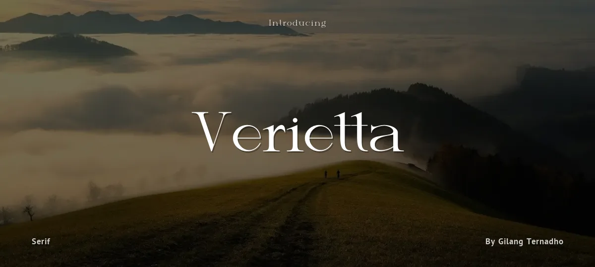 Verietta font preview