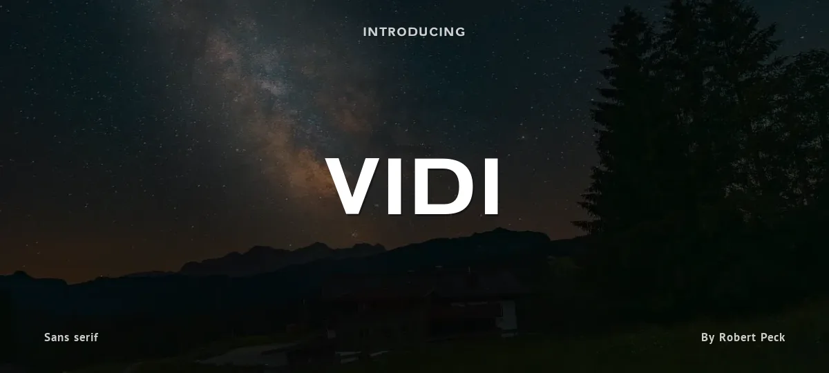 Vidi font preview