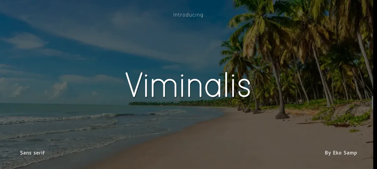 Viminalis font preview