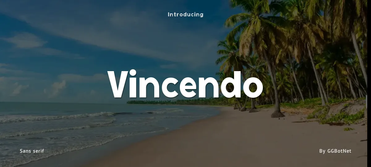 Vincendo font preview