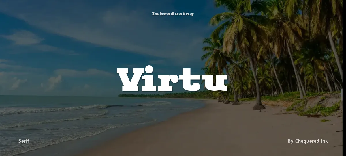 Virtu font preview