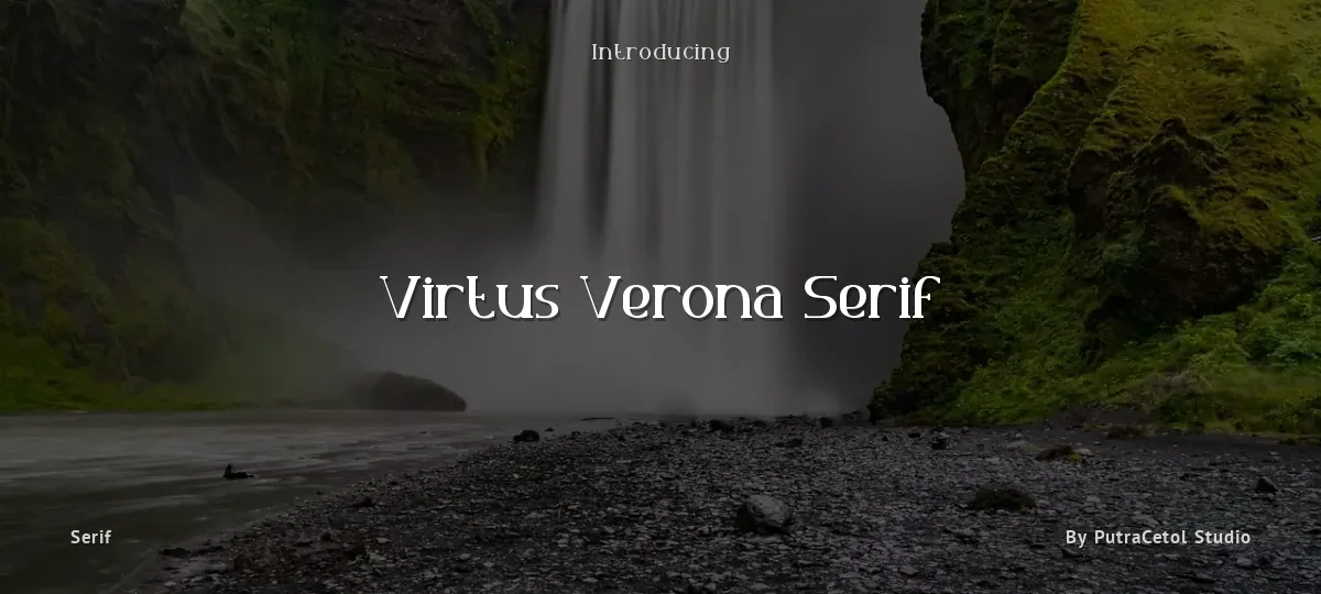 Virtus Verona Serif font preview