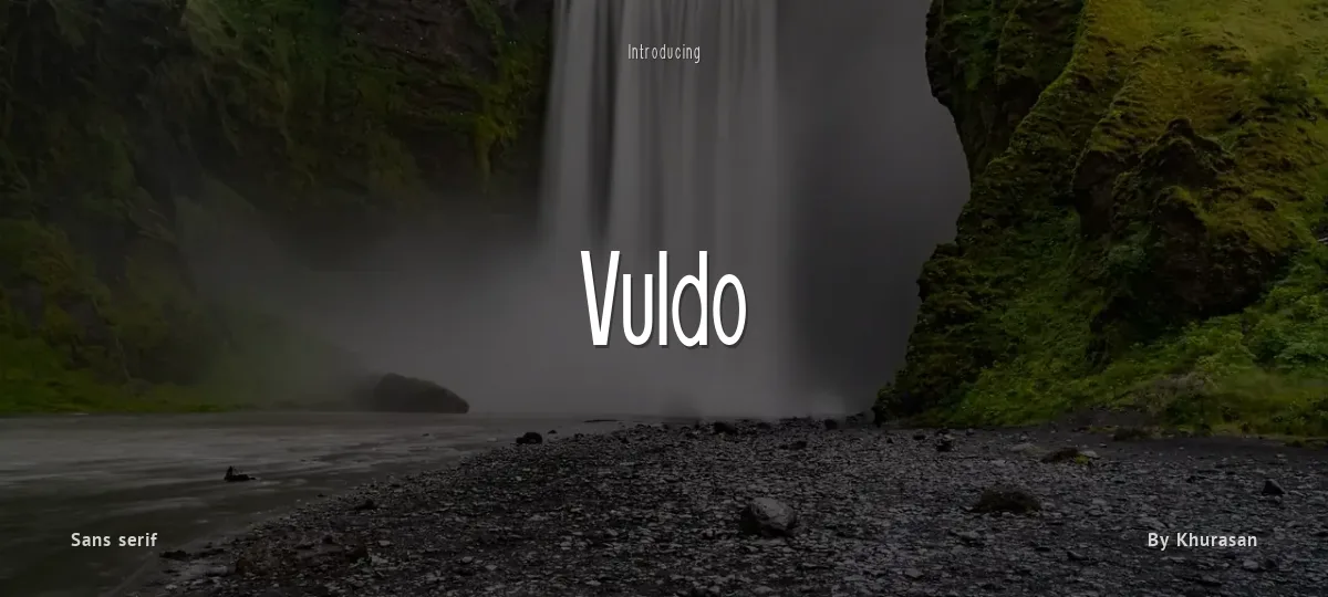 Vuldo font preview