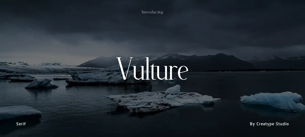 Vulture font preview