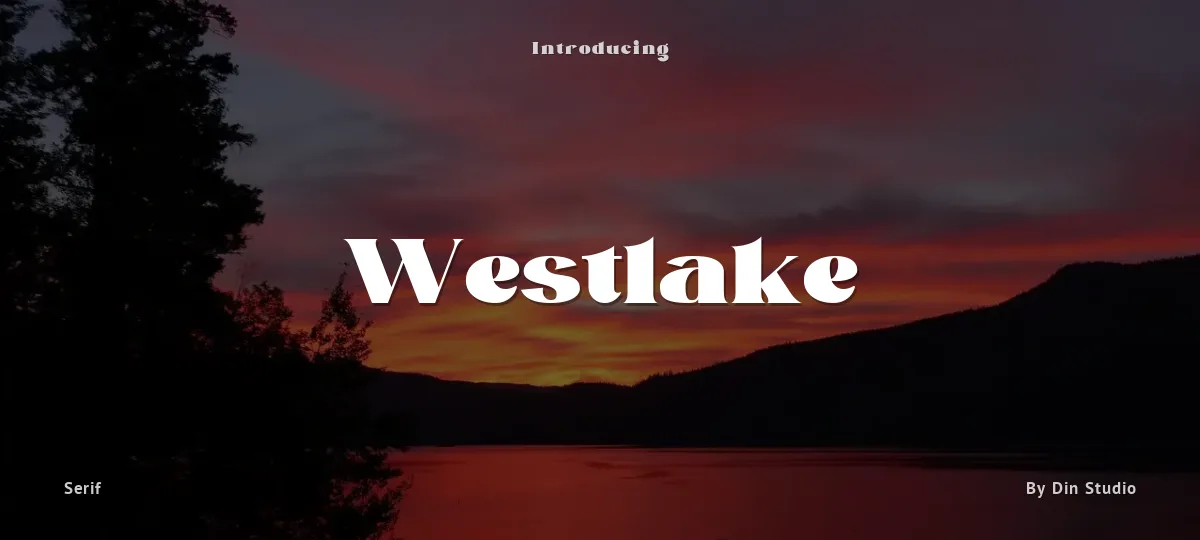 Westlake font preview